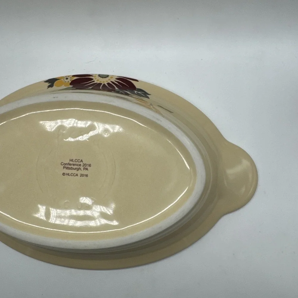 Homer Laughlin Fiesta Open Individual Casserole Dish Clematis HLCCA 2016 PA